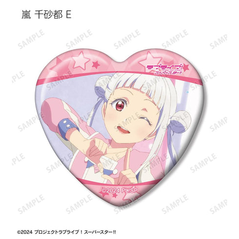 『ラブライブ!スーパースター!!』トレーディング 嵐 千砂都オンリー 場面写ハート型缶バッジ(単位/BOX)